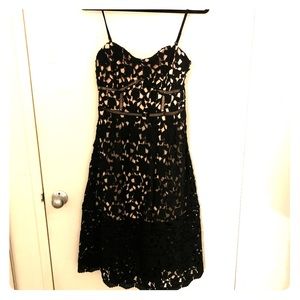 Just Me Flirty and Elegant Lace Dress